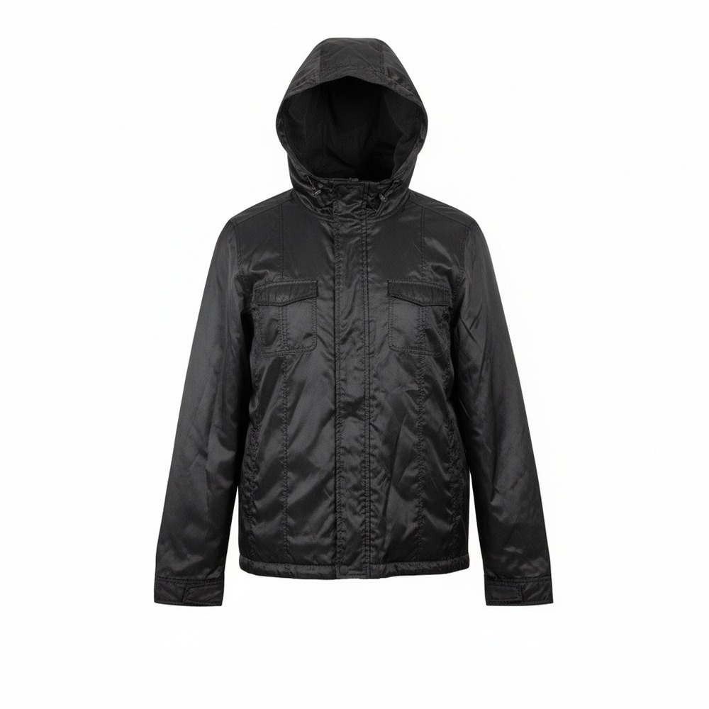 ExOfficio Womens Black Lightweight Hooded Stow Away Insect Shield Size S
